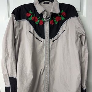 Embroidered western shirt